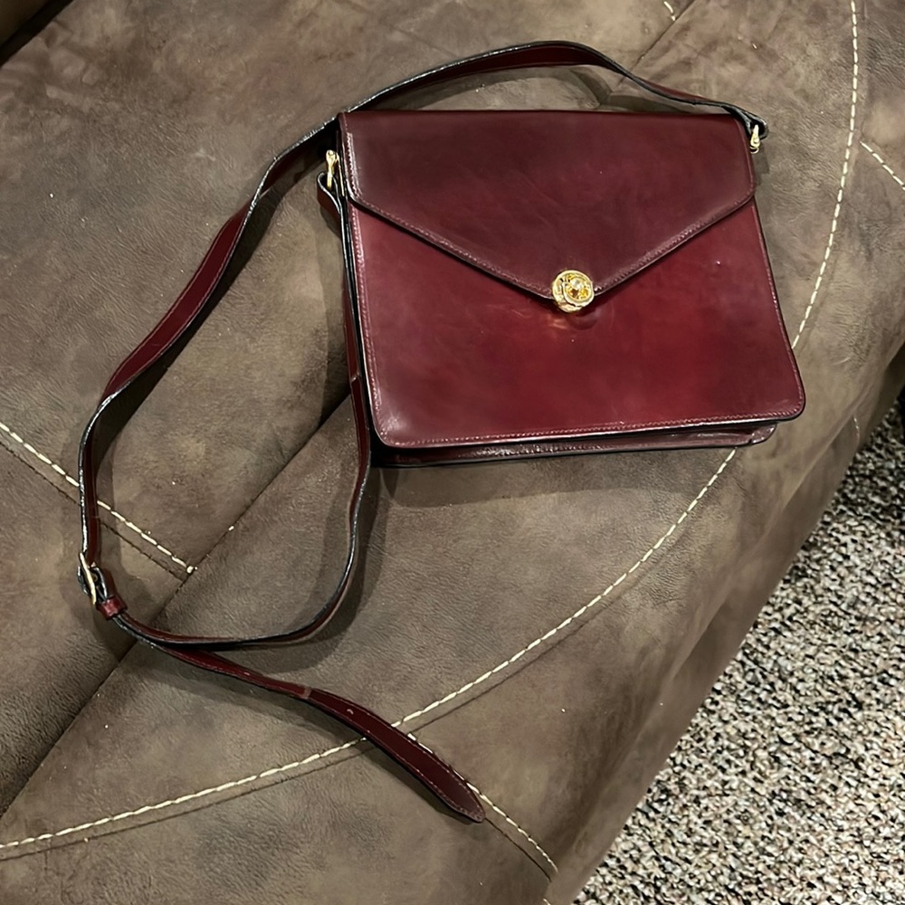 Italian leather crossbody